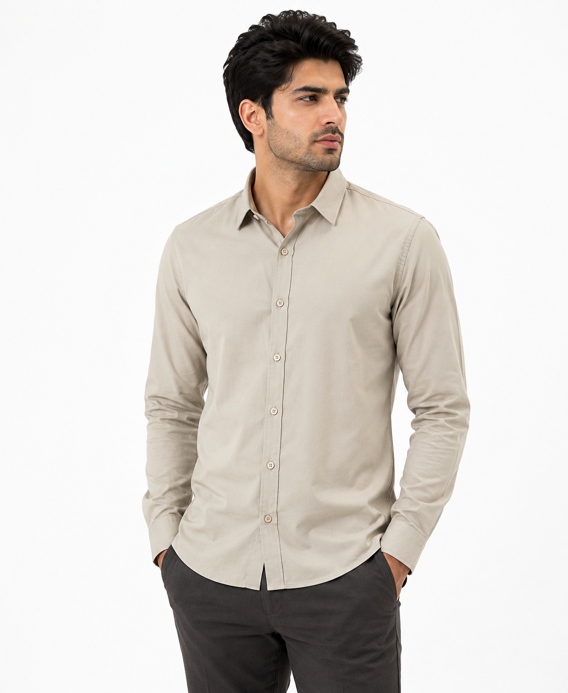 Premium Beige Formal Shirt