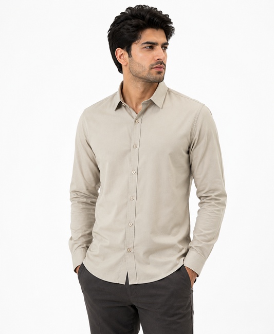 Premium Beige Formal Shirt