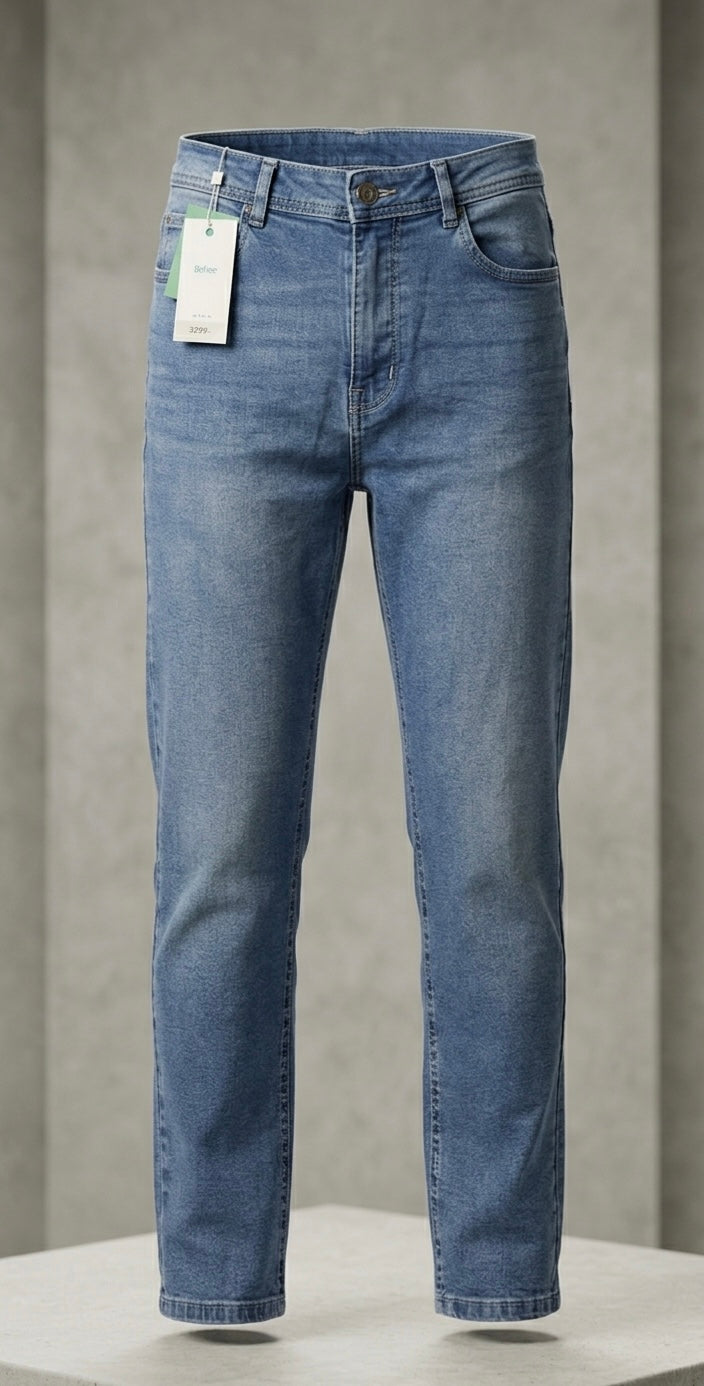 Men's Slim Fit Stretch Denim Jeans – Light & Dark Wash