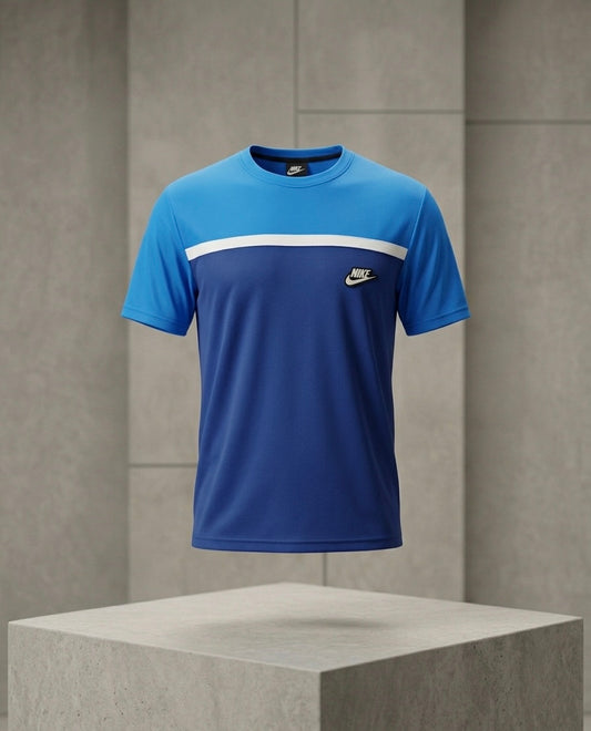 Men's Color-Block Performance Mesh T-Shirt