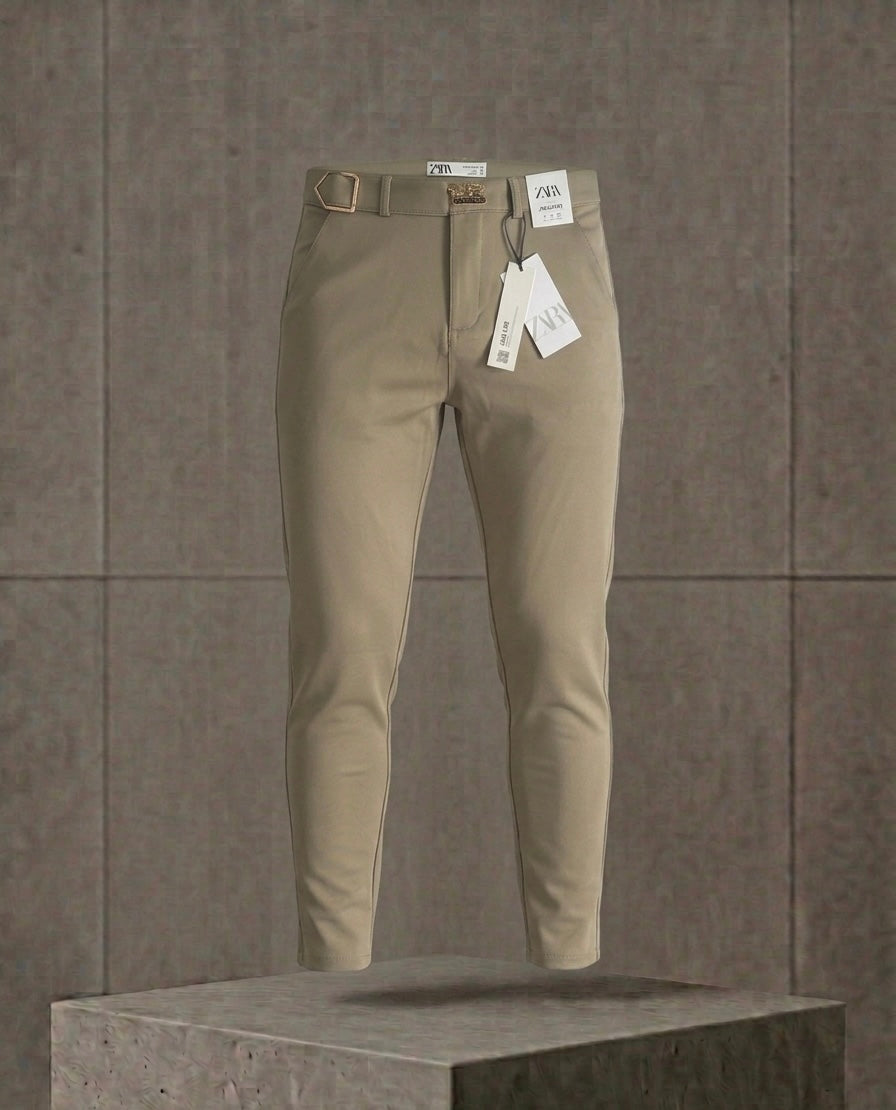 Premium Tailored Slim-Fit Chinos